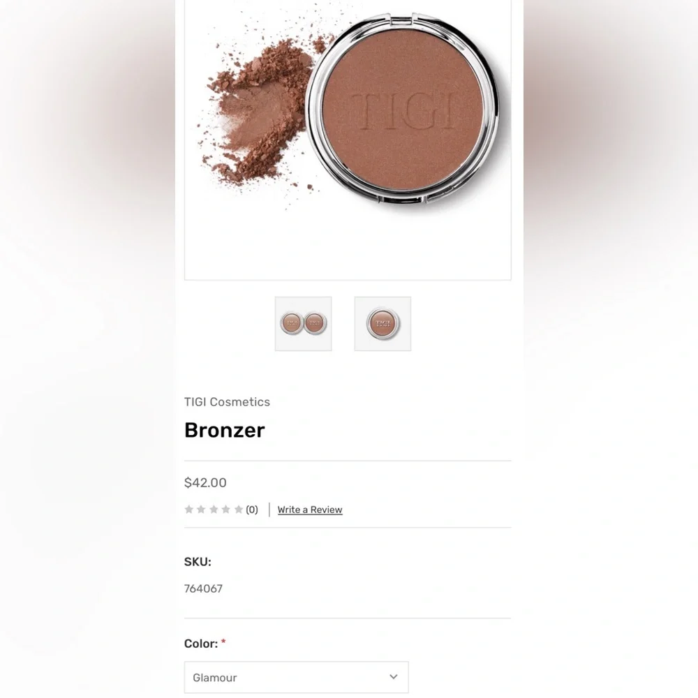 TIGI Bronzer Glamour or Gorgeous